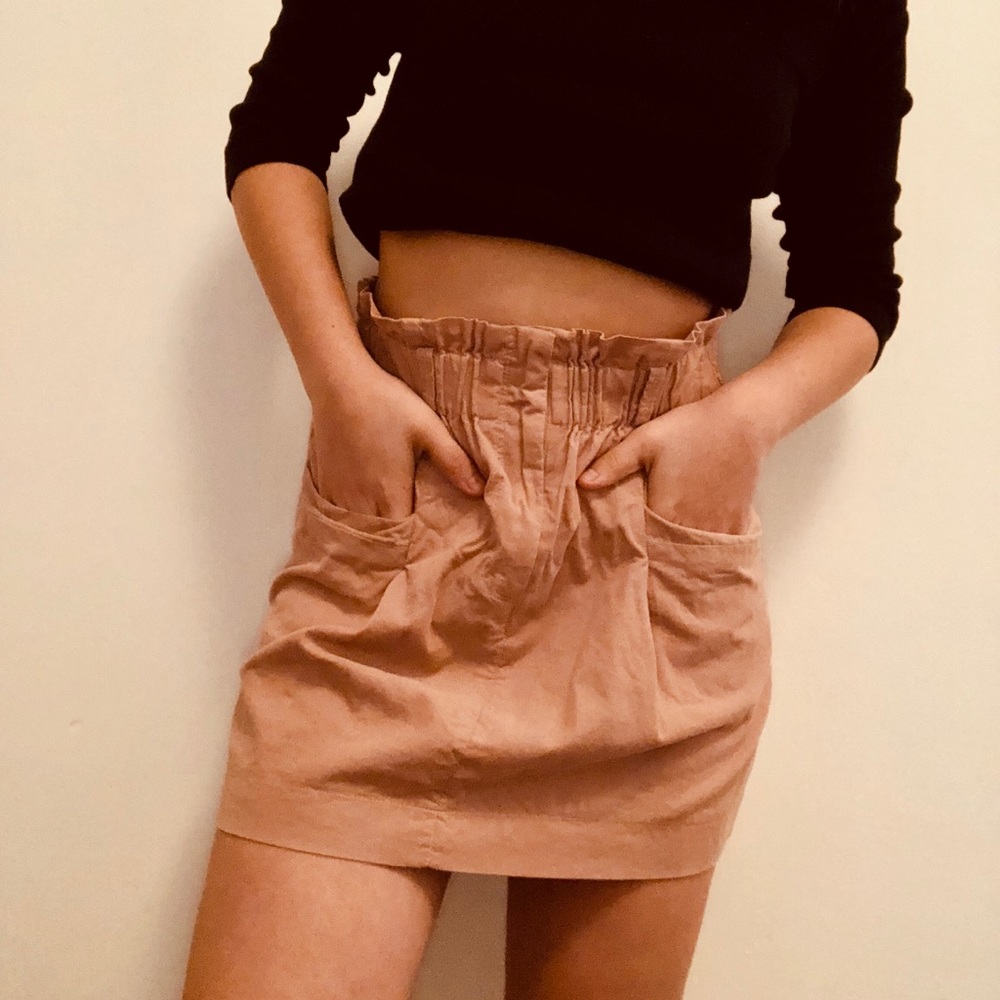 High Rise Pocketed Skirt